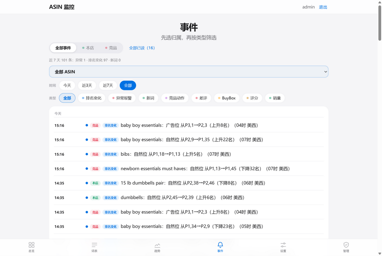 事件：变动事件流